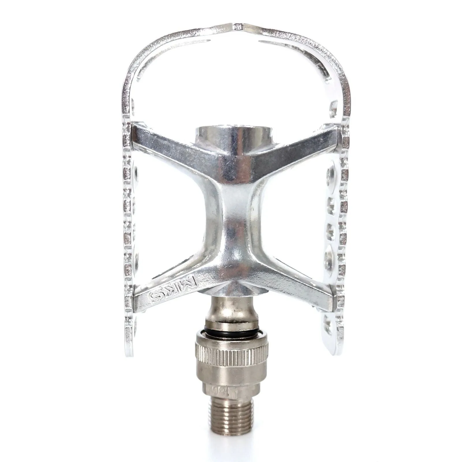 MKS UB-Lite Ezy Road City Track Bike Classic Old School Pedal Silver / Black