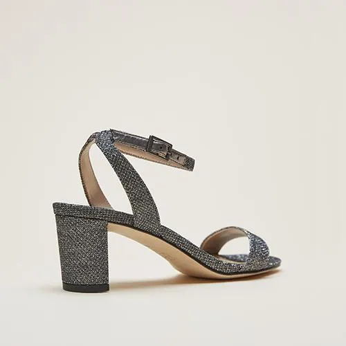 Moira | Pewter Metallic Textile