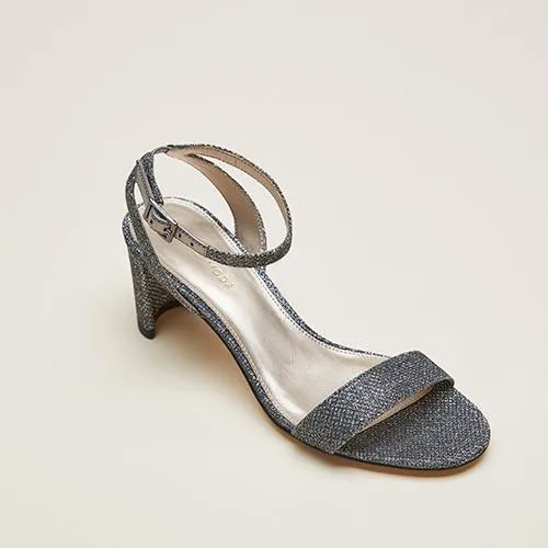 Moira | Pewter Metallic Textile