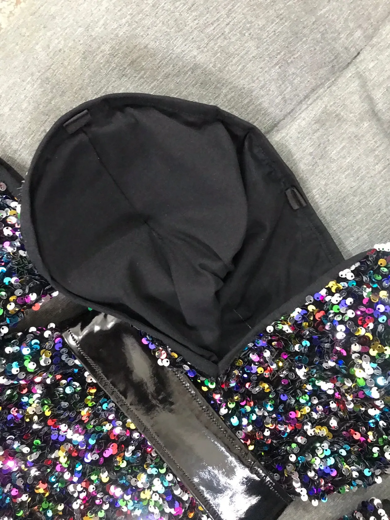 Multi Color Sequins Bodysuit