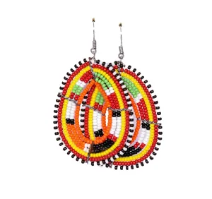 Multicolor Beaded Earrings