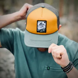 Never Give Up 5 Panel Vintage Foam Trucker Snapback