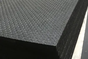 New Virgin Rubber Smooth Flooring Mats 4x6 3/4"