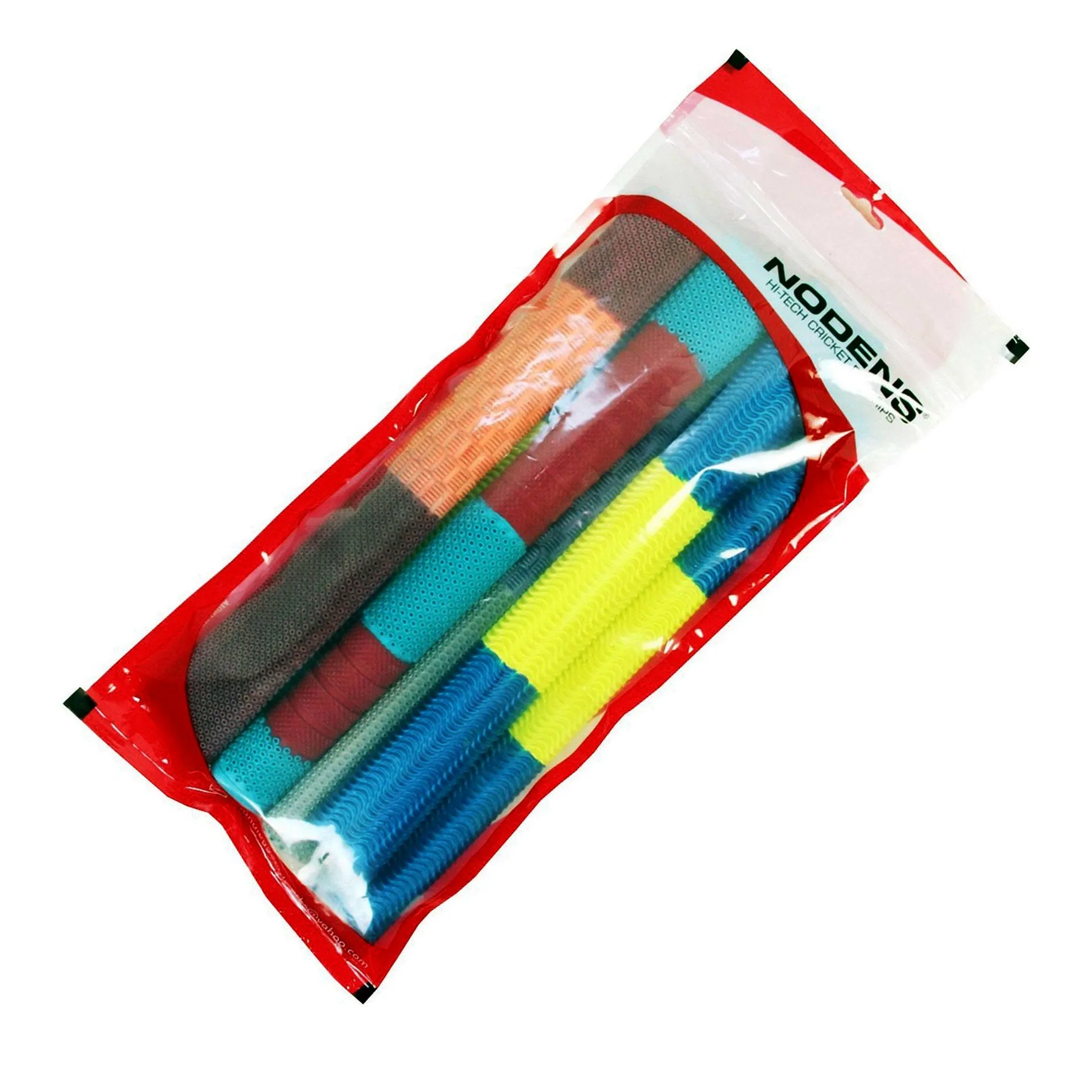 Nodens Cricket Bat Grip, (Multicolour Pack of 6)