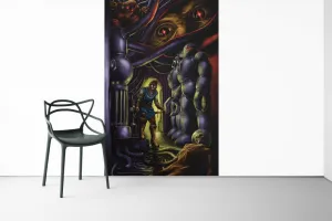 Occurrence Howling Crater Back Cover Gallery Canvas Art Print