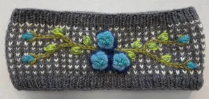 Olive Headband Grey