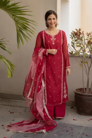 Omal By Komal 3PC LAWN EMBROIDERED Q660