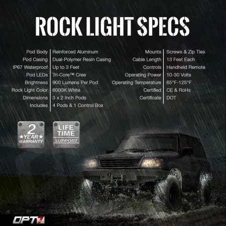 Omni Pair Trail 7 LED Rock Lights