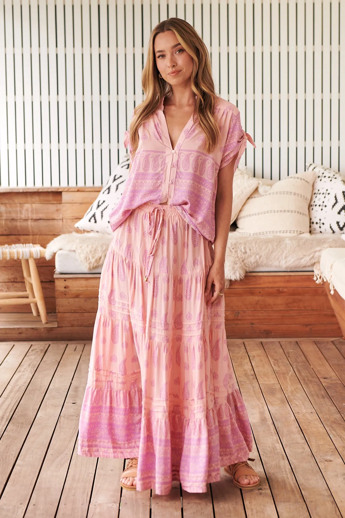 Ophilia Print Vital Skirt