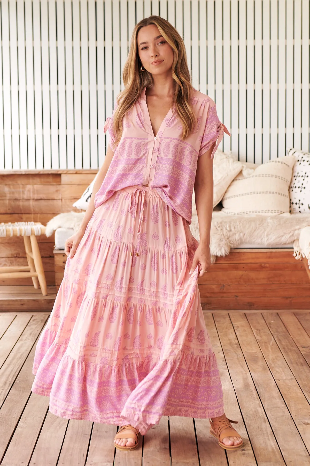 Ophilia Print Vital Skirt