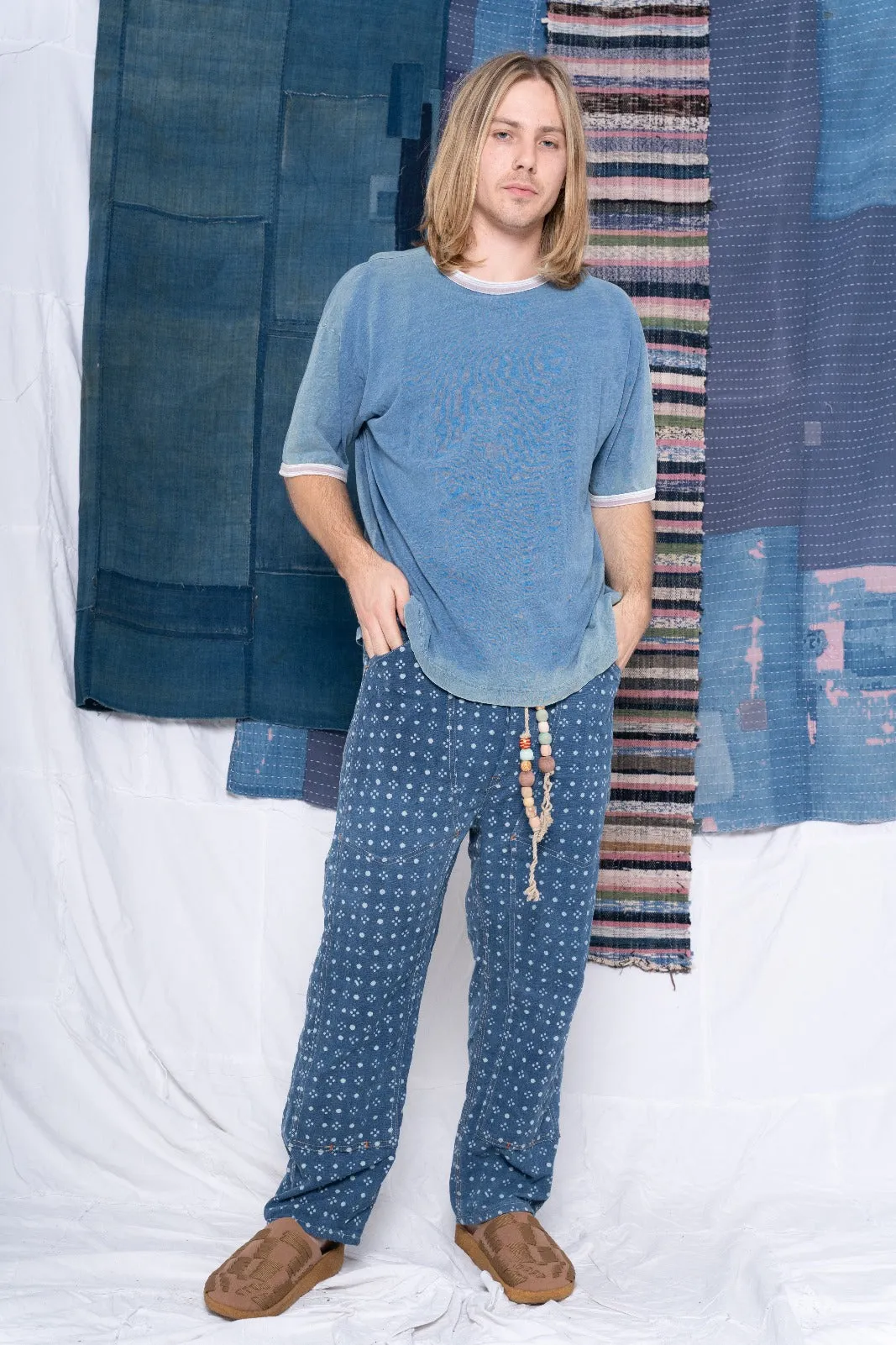 P71 Carpenter Canvas Indigo Dot