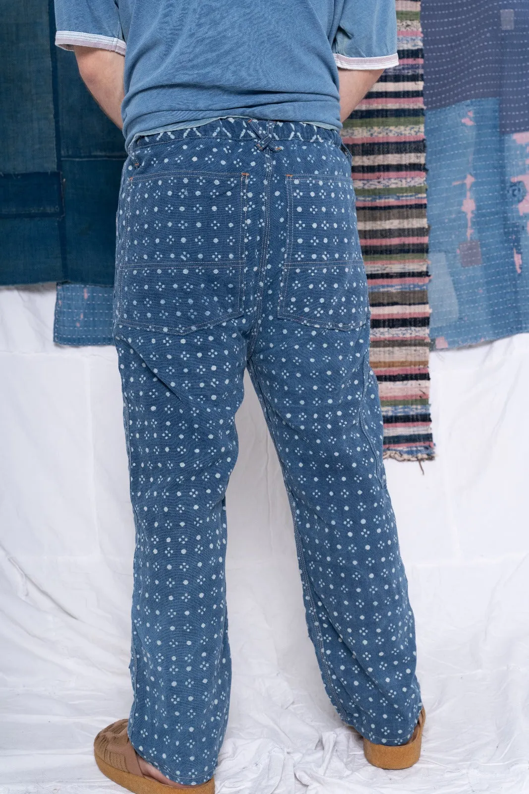 P71 Carpenter Canvas Indigo Dot