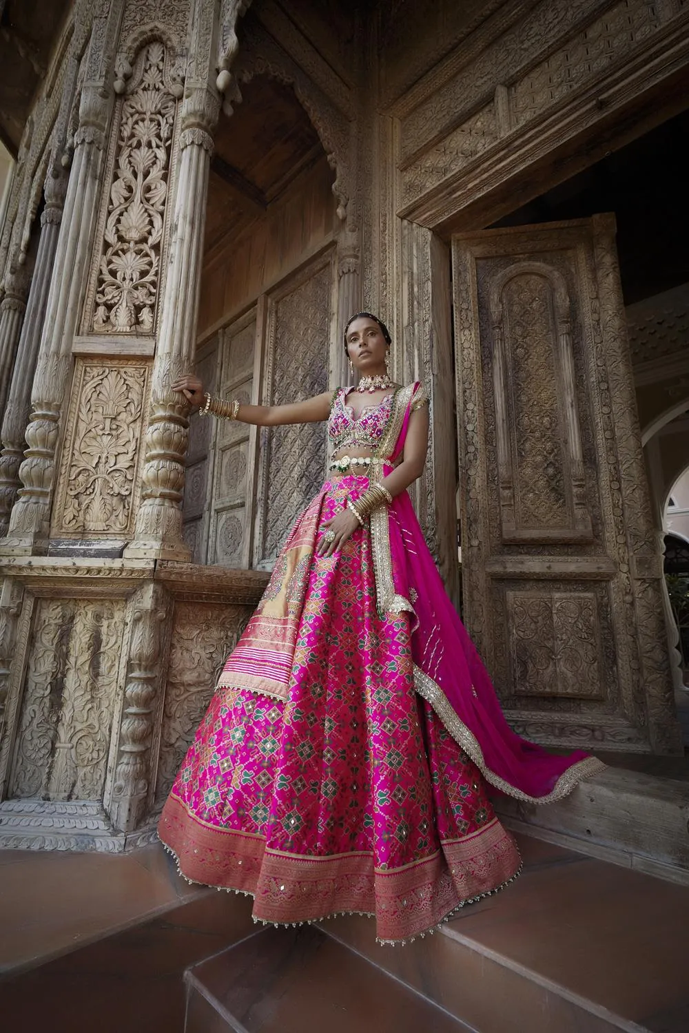 Patola Print Lehenga Set
