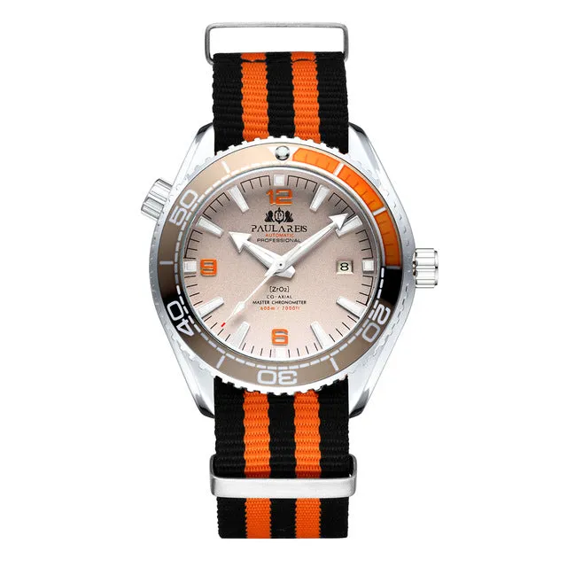 PAULAREIS The Spy watch -Self Wind Mechanical watch with famous 007 Canvas Strap