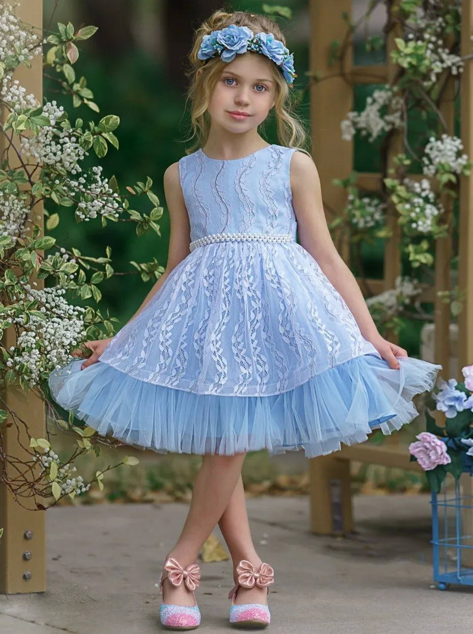Pearl Princess Detailed Formal Dress