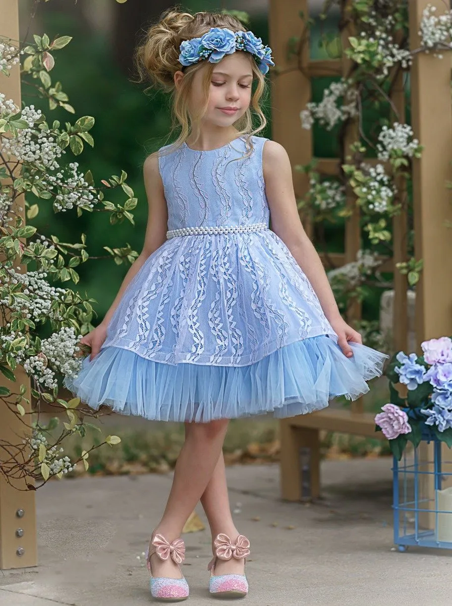 Pearl Princess Detailed Formal Dress