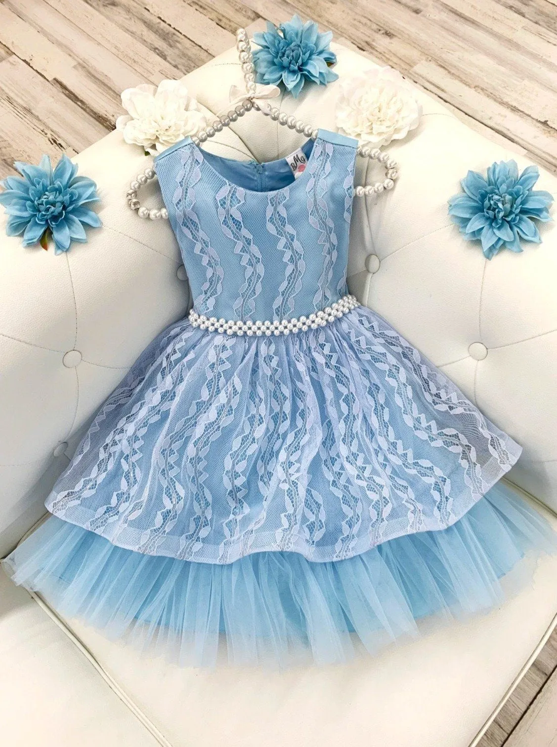 Pearl Princess Detailed Formal Dress