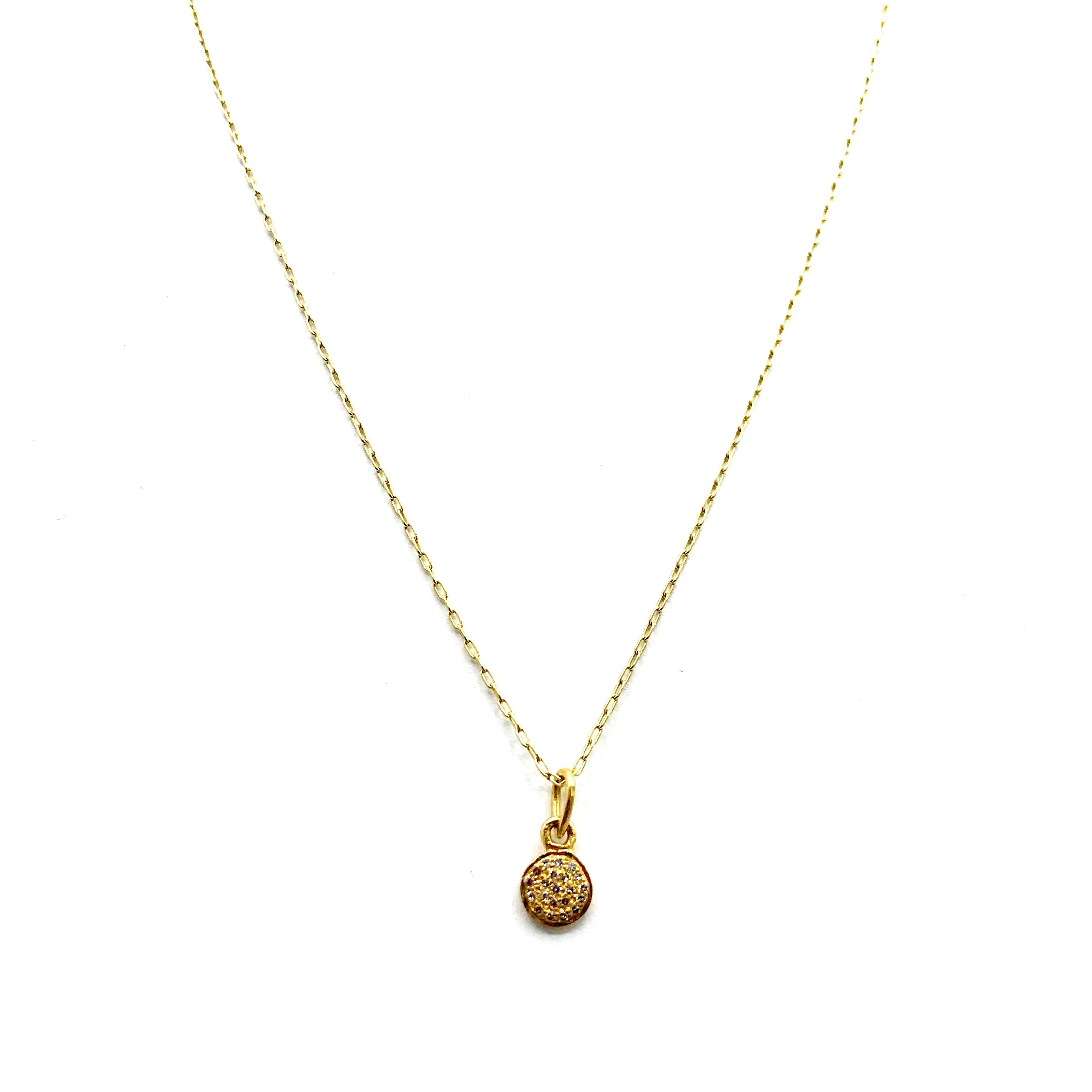 Pebble Diamonds on a Golden Disk