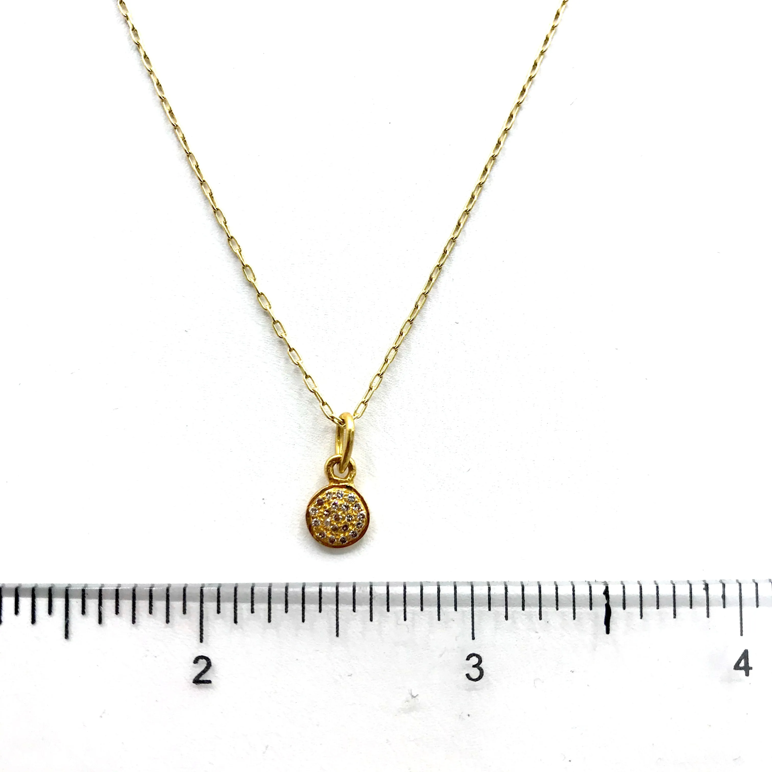 Pebble Diamonds on a Golden Disk