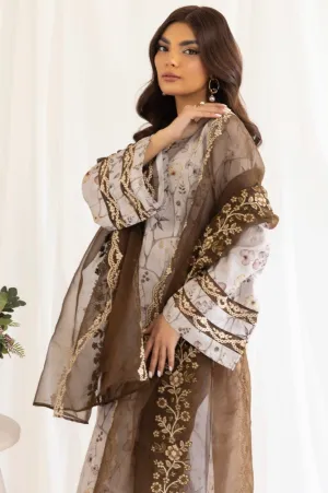 PLS-122  3PC SILK LAWN STITCHED