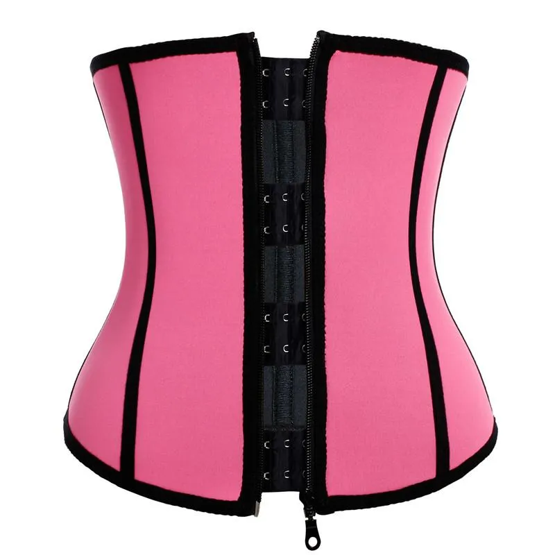 Plus Size "Clip & Zip" Waist Trainer - Triple Hook and Zippered Body Shaper!