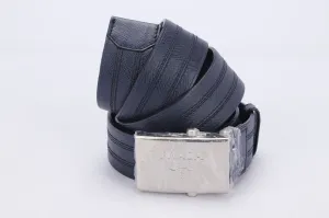 Prada Grey Green Saffiano Belt