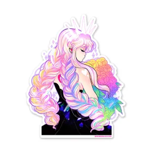 Prism Bouquet Sparkly Sticker