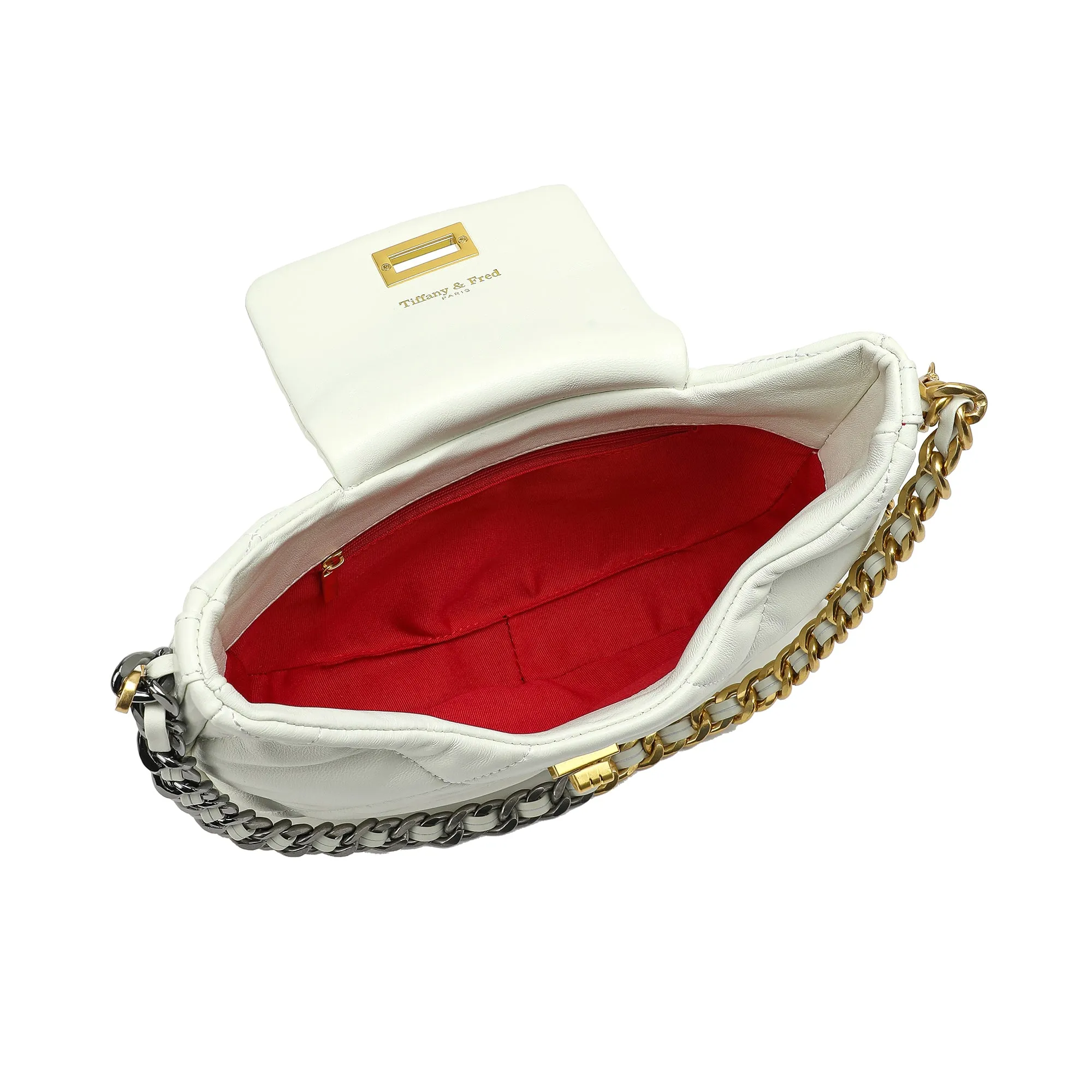 Quilted Sheepskin Leather Crossbody/Shoulder bag