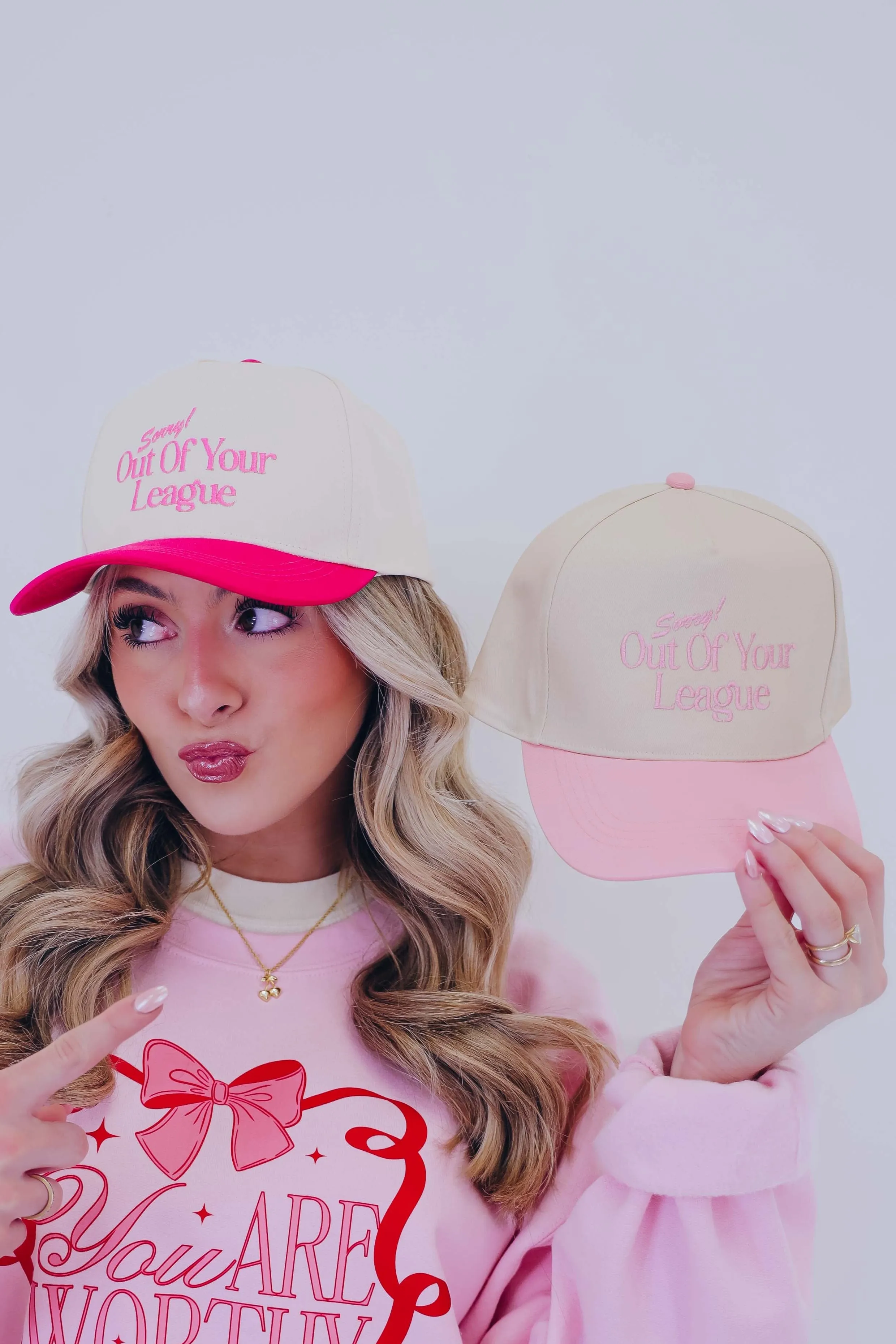 "Sorry! Out Of Your League" Cap - 2 Colors
