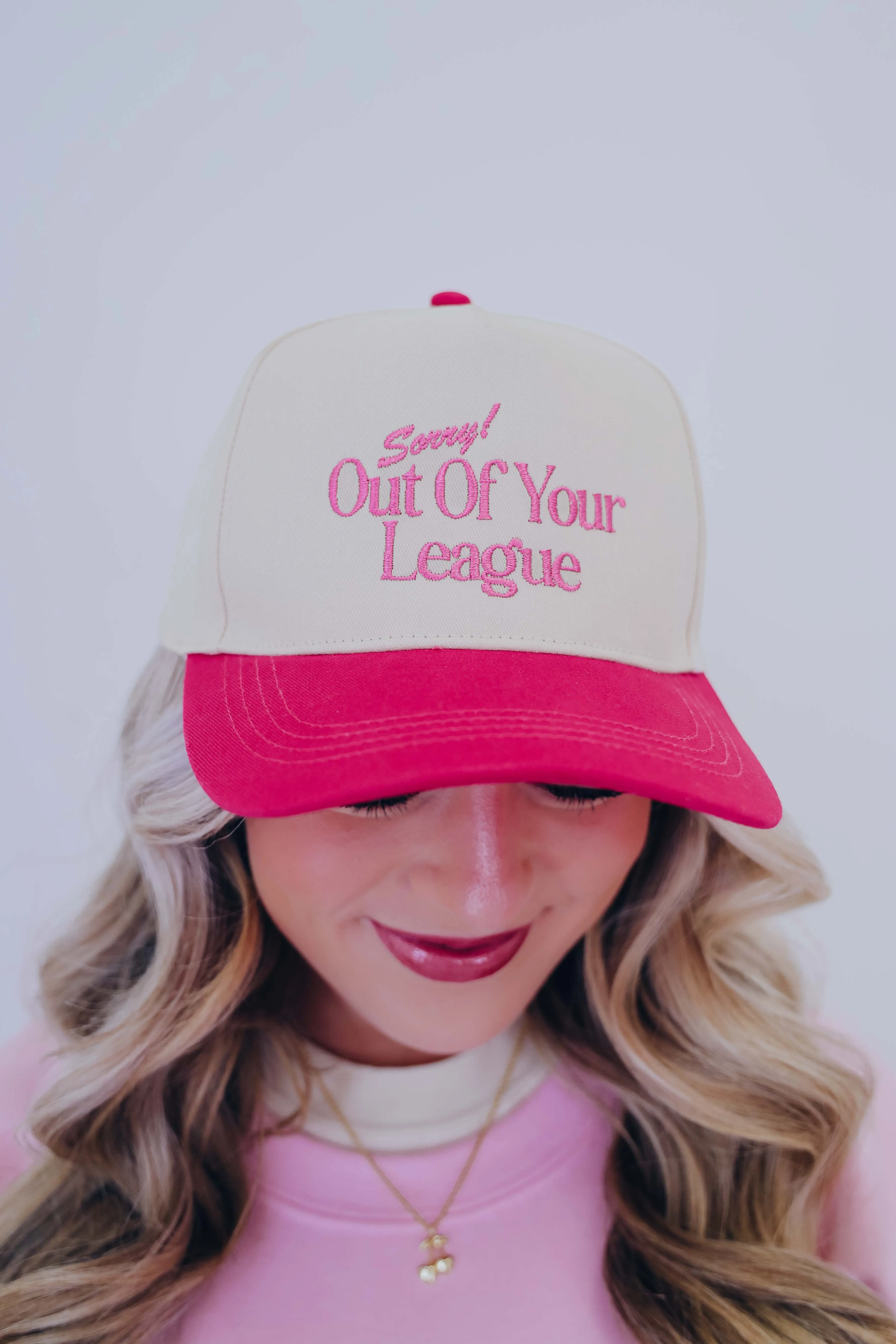 "Sorry! Out Of Your League" Cap - 2 Colors