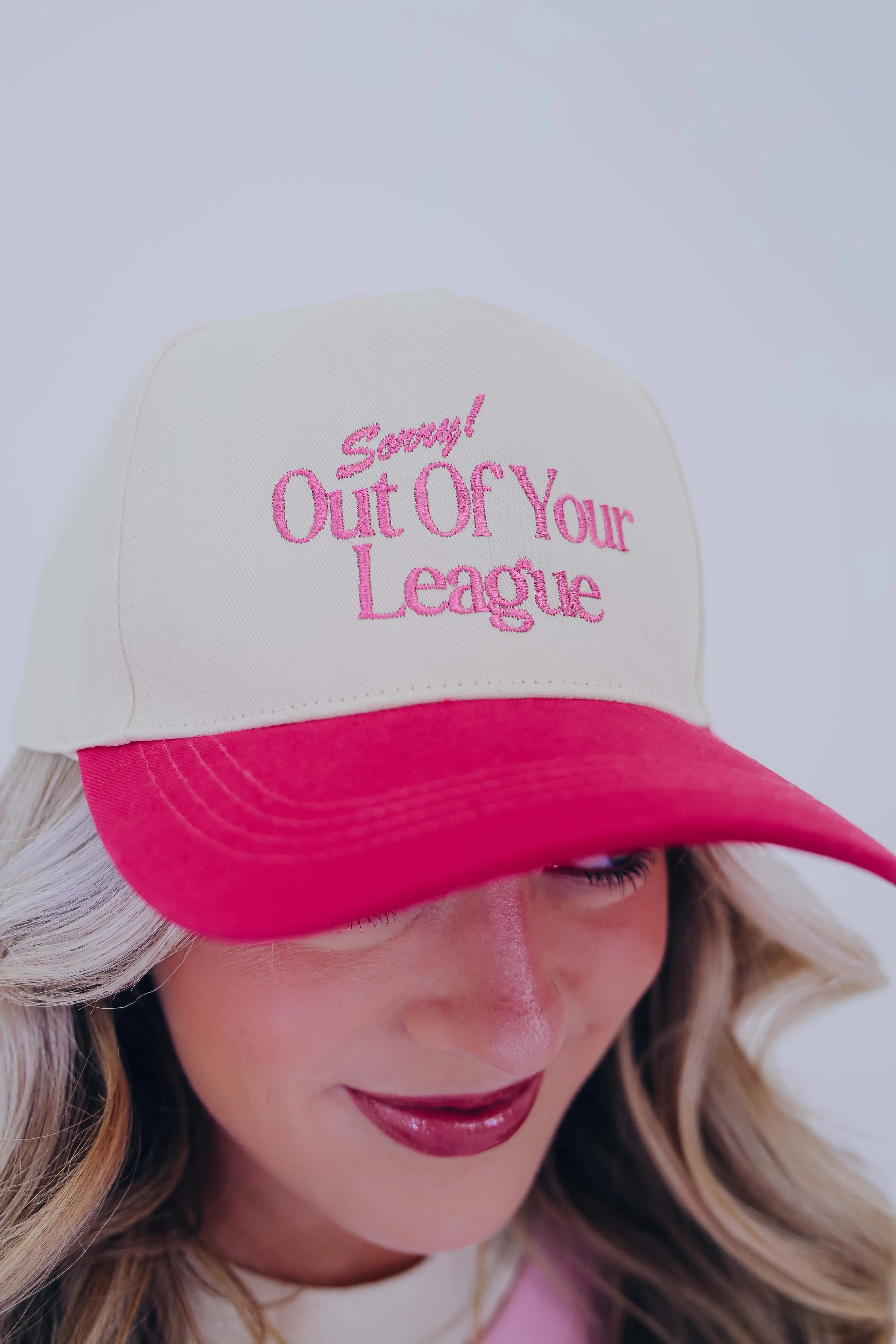 "Sorry! Out Of Your League" Cap - 2 Colors