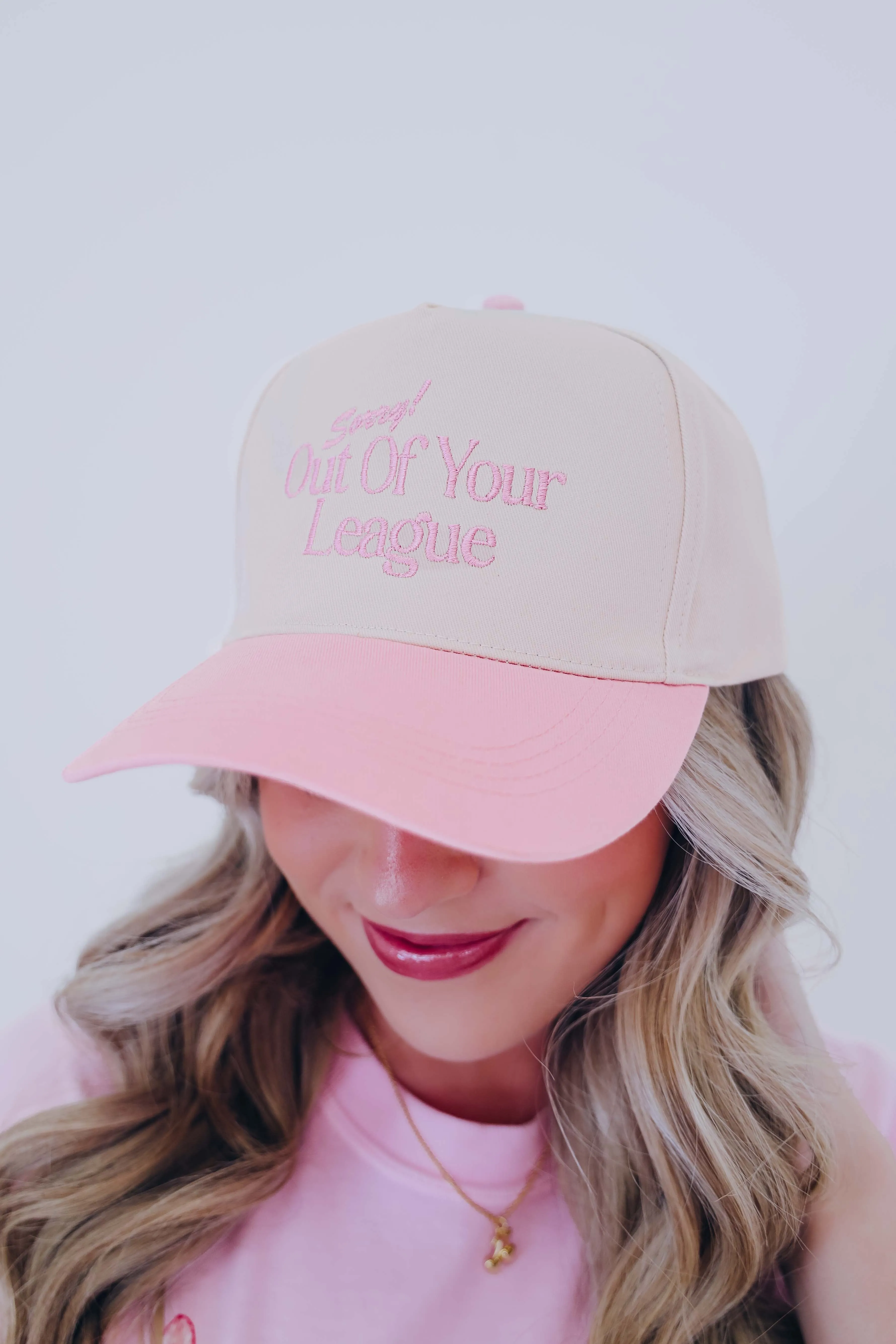 "Sorry! Out Of Your League" Cap - 2 Colors