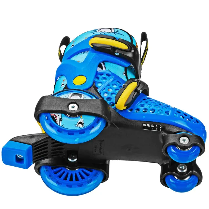 RDS Fun Roll Adjustable Skates - Pizza Shark