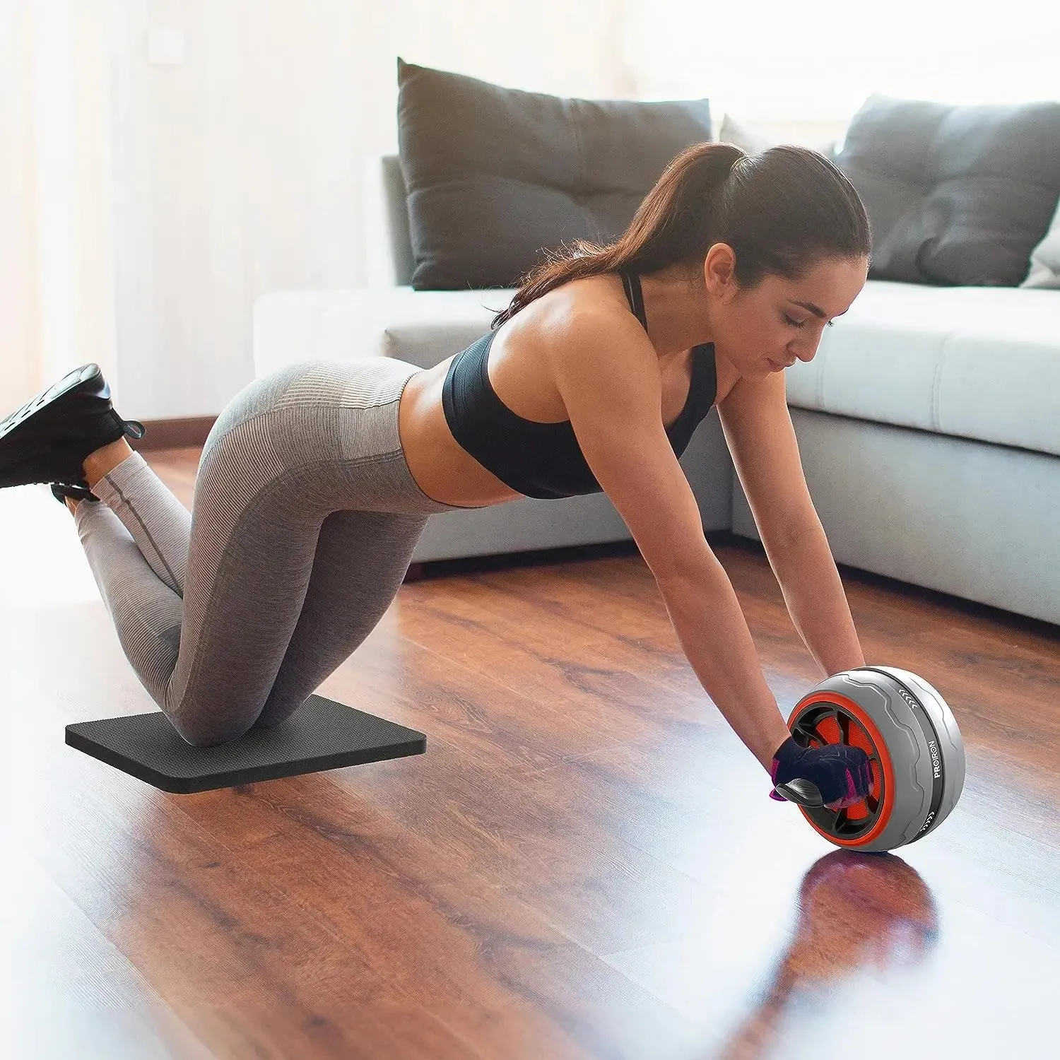 Rebound Abdominal Wheel, Ab Roller   Knee mat