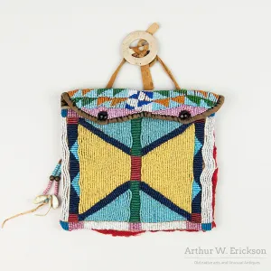 Repurposed Plateau Beaded Bag