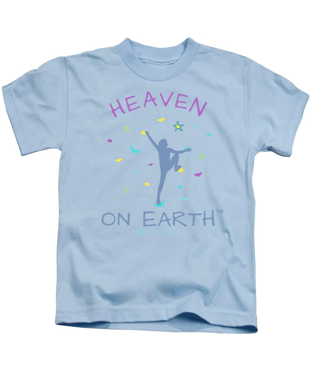 Rock Climbing Heaven On Earth - Kids T-Shirt