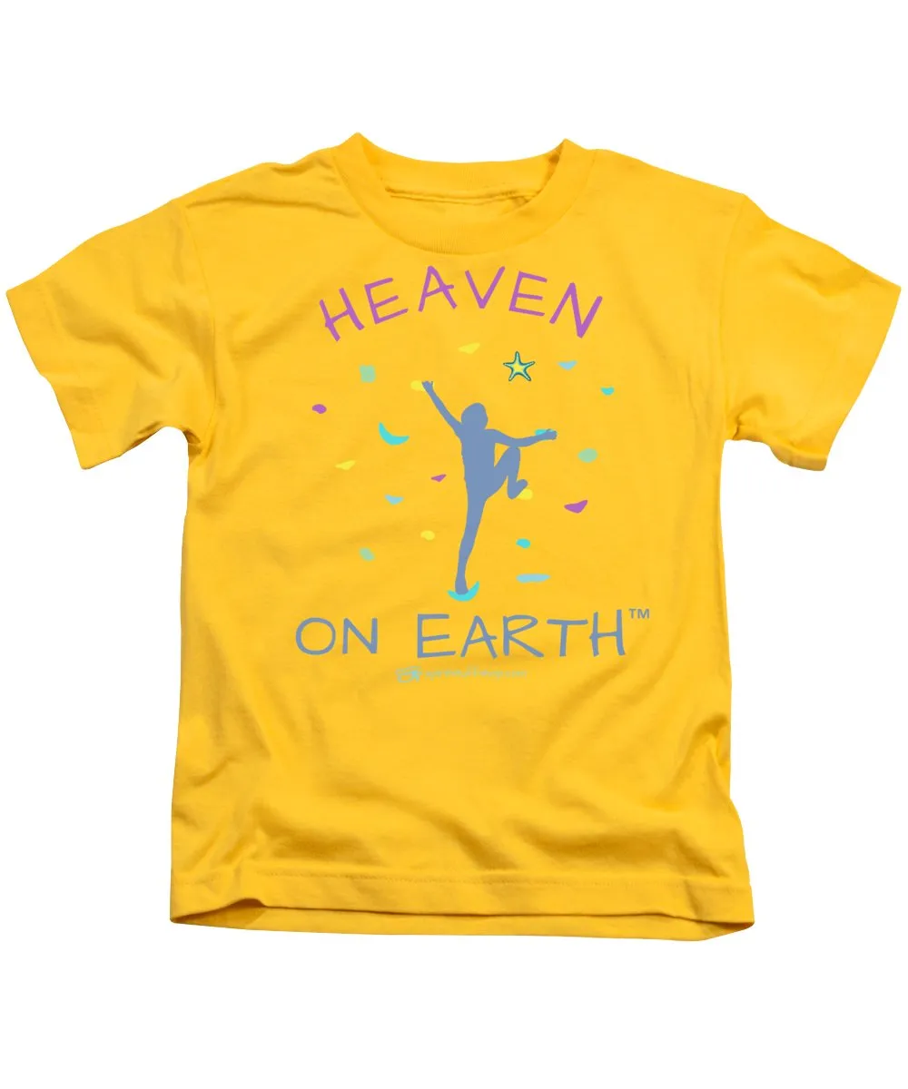 Rock Climbing Heaven On Earth - Kids T-Shirt