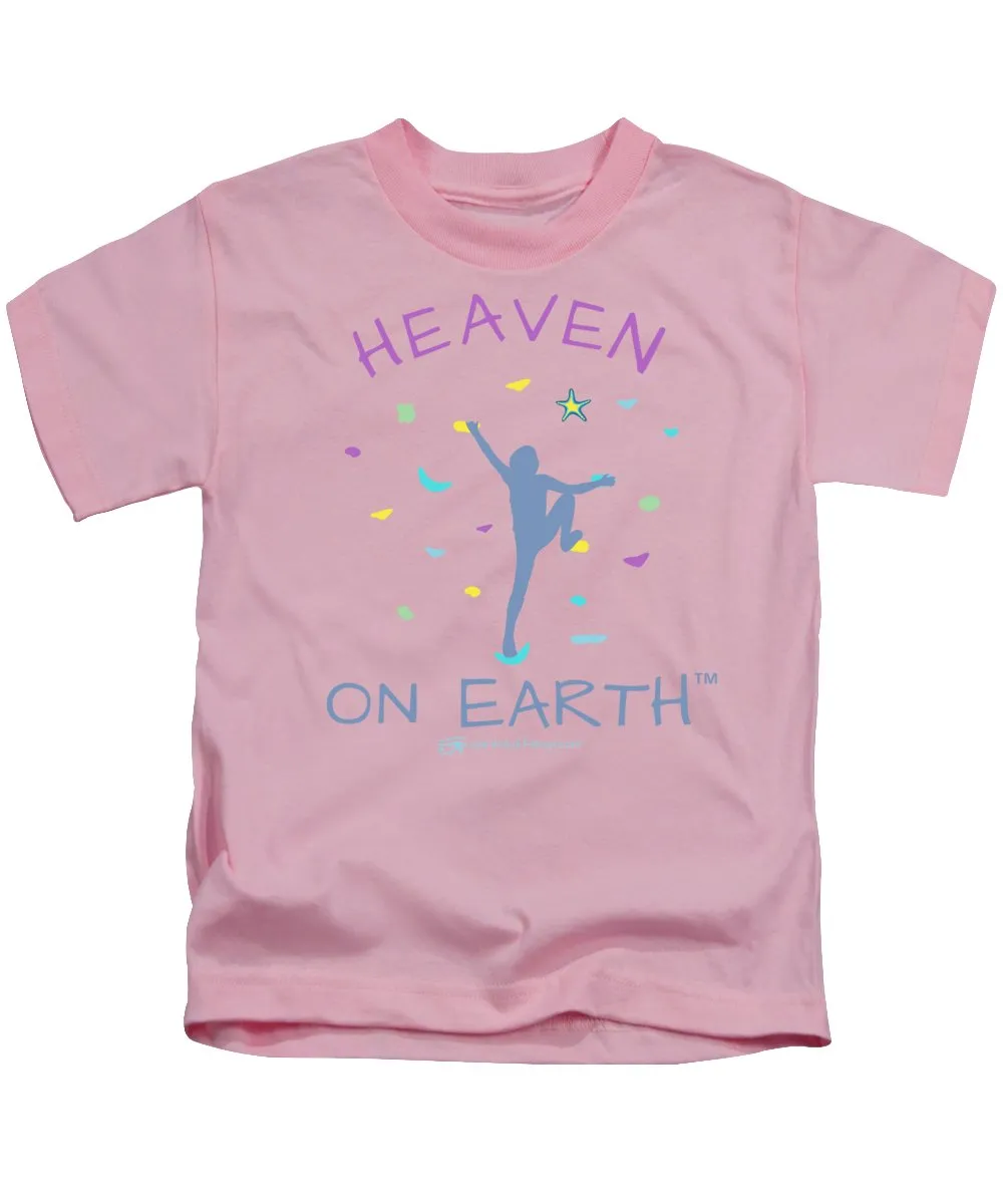 Rock Climbing Heaven On Earth - Kids T-Shirt