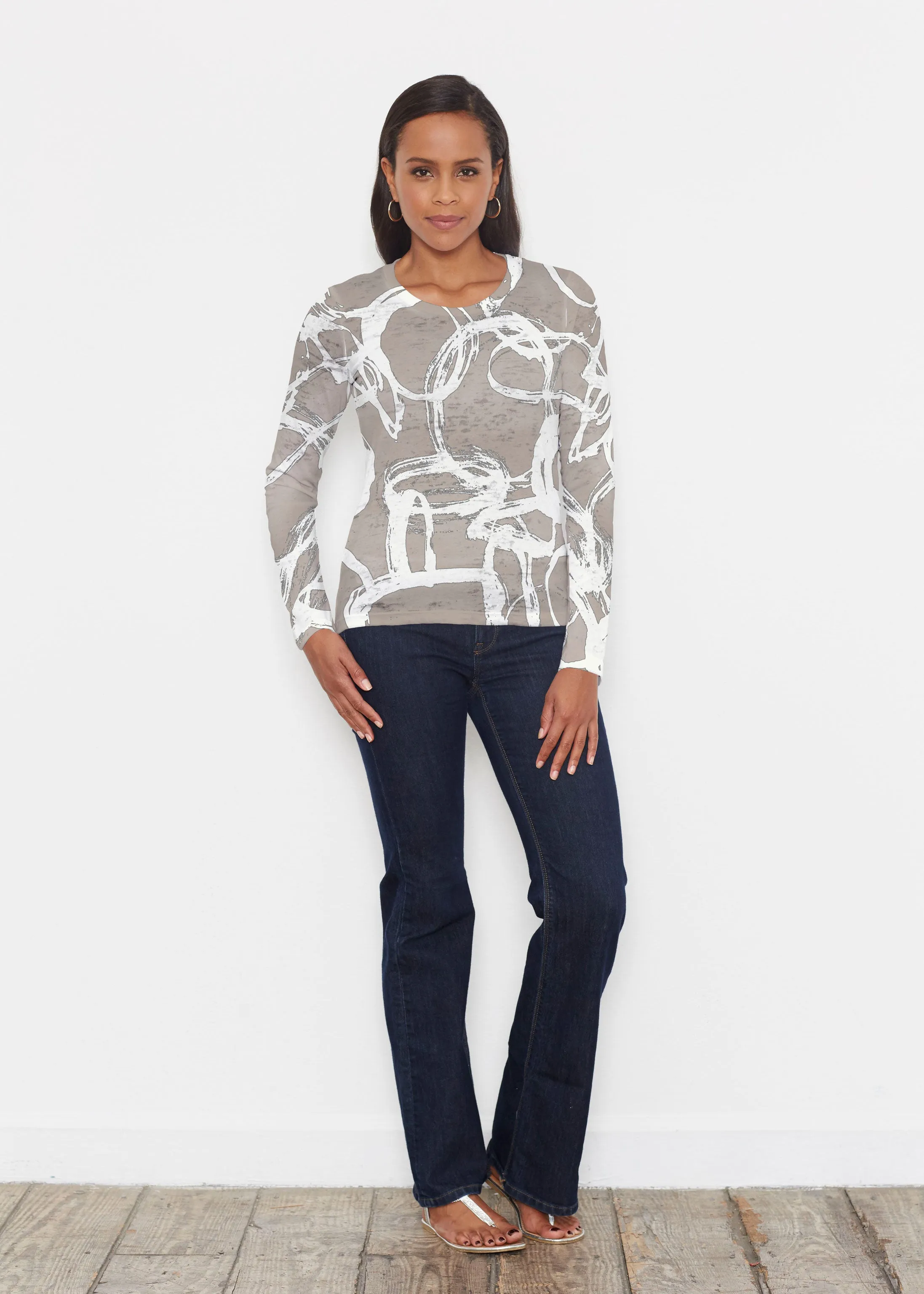 Round About (16261) ~ Signature Long Sleeve Crew Shirt