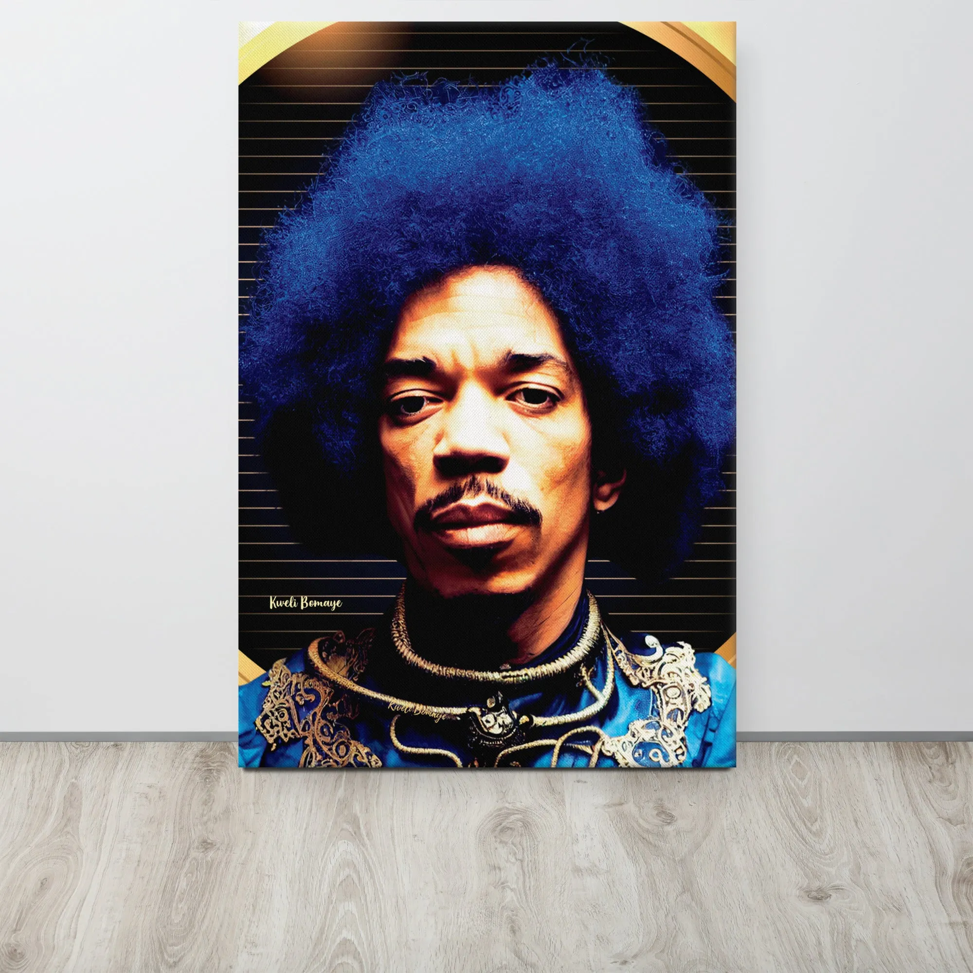 {Royal Ancestors} “Jimi Hendrix" - Canvas Print