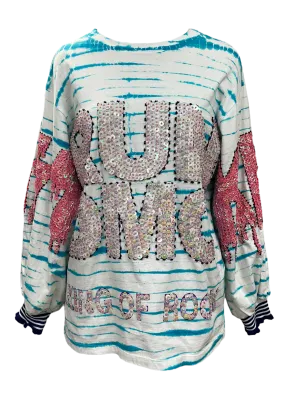 Run DMC Beaded Top
