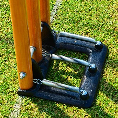 SAS Sports Cricket Wooden Spring Back Stump Set