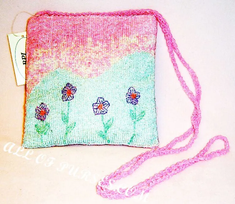 seed bead sling bag shoulder pouch Designer Inspire handcraft day evening