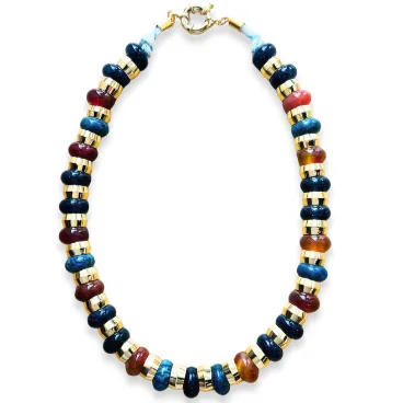 Semi-Precious Necklace Goldstone
