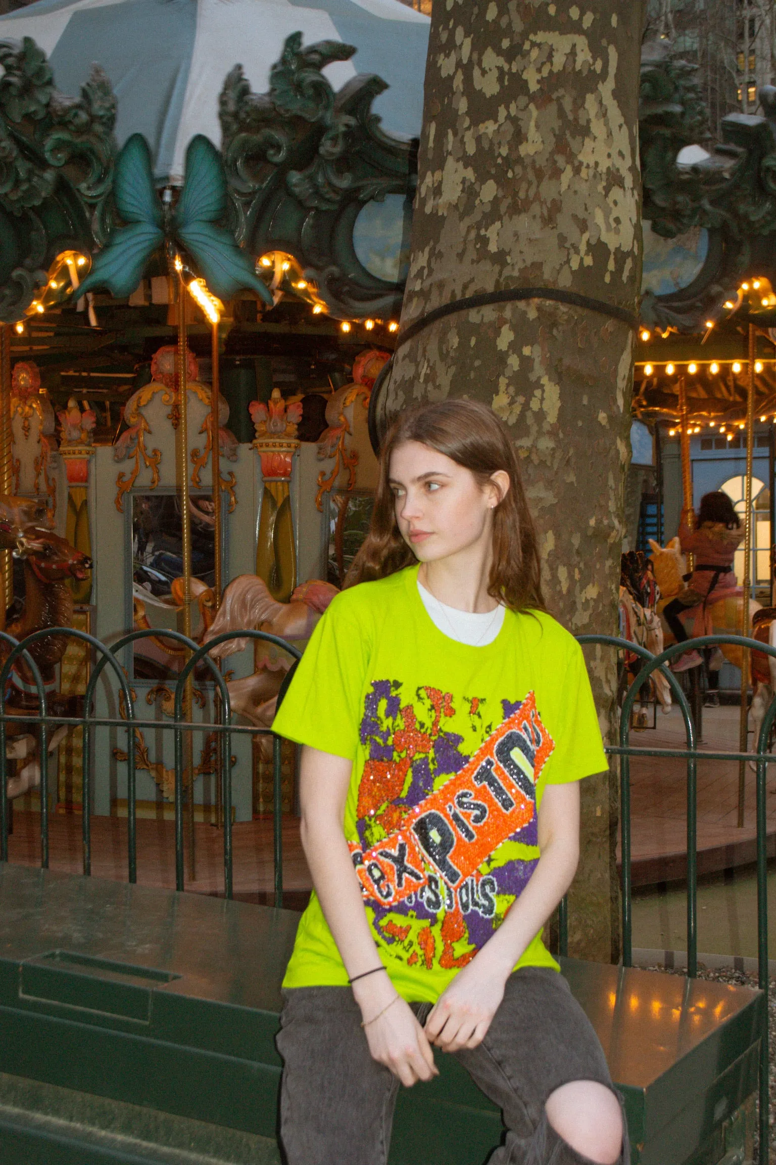 Sex Pistols Beaded Top