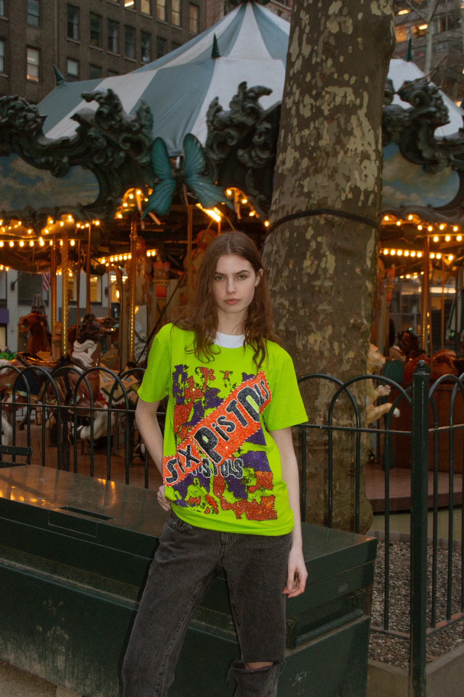 Sex Pistols Beaded Top