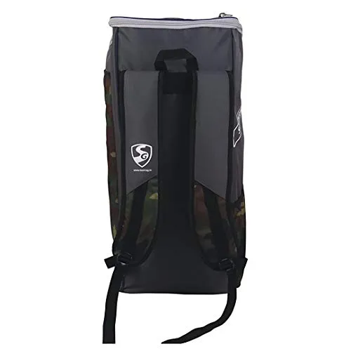 SG Savage X2 Cricket Kit Bag, Camo/Grey/Yellow