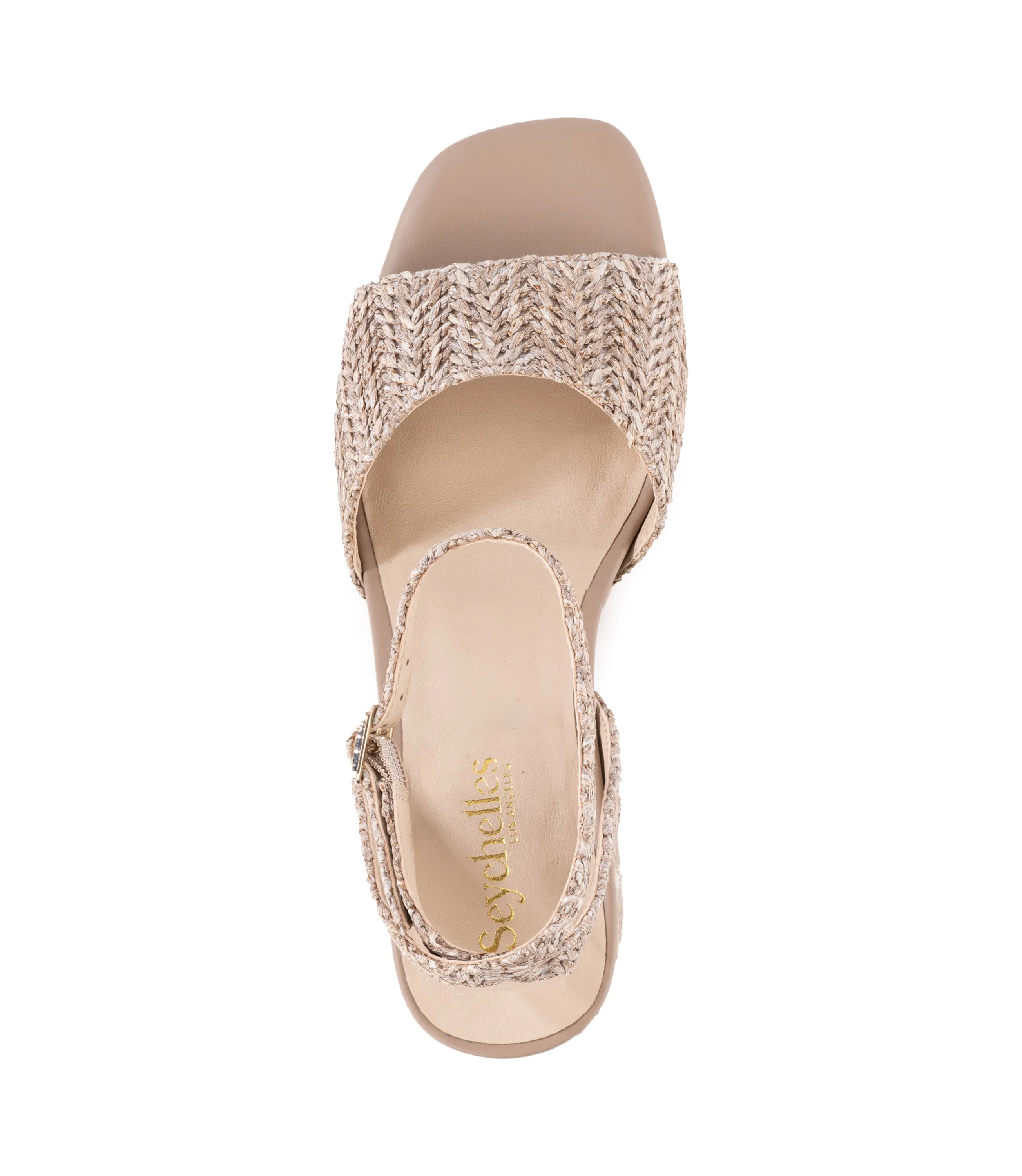 Simple Pleasures Raffia Heel Sandals