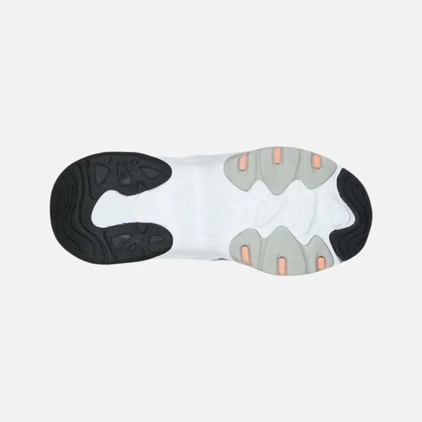 Skechers Girls D'Lites 3.0 Zenway Shoe -White