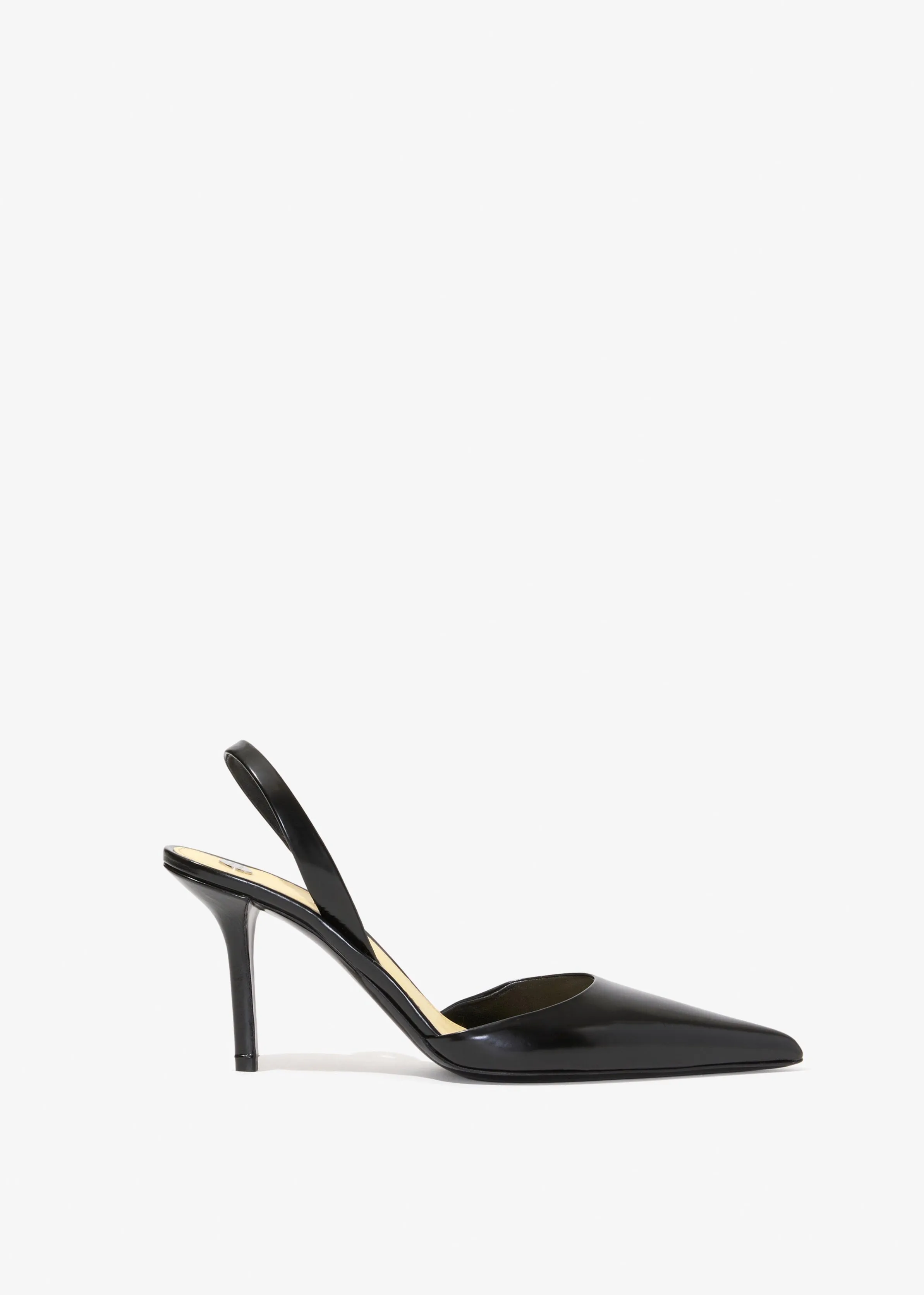Slash Slingback Pumps (Spazzolato Leather)